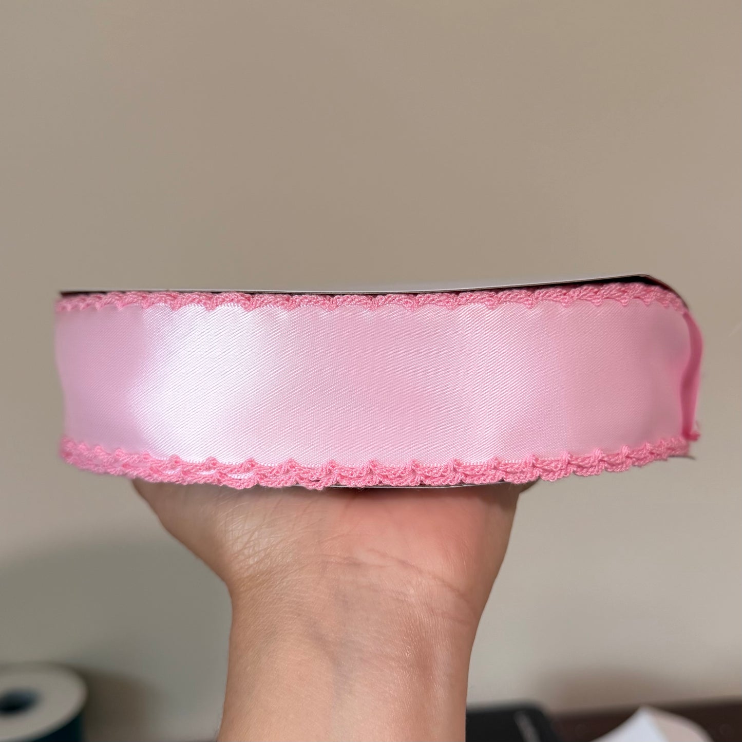 Pink / Pink SATIN Moonstitch - 1.5