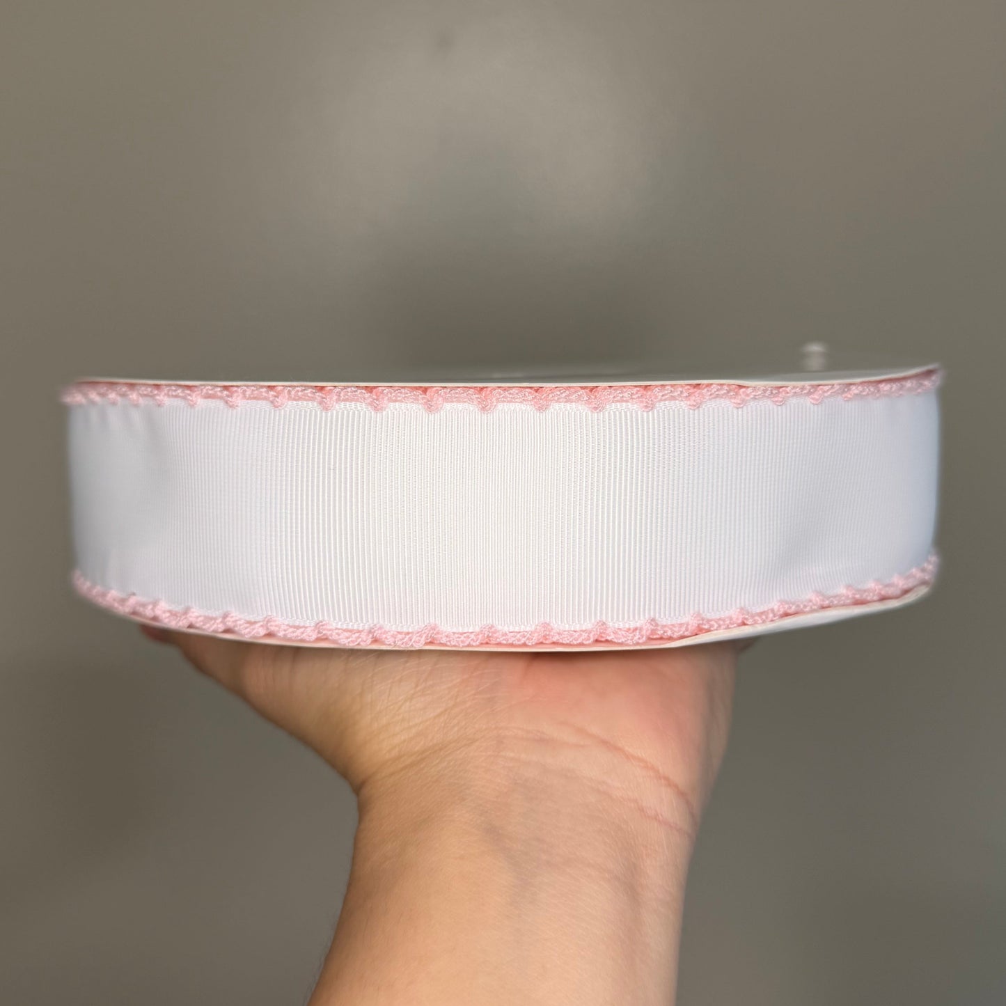 White / Pink Moonstitch - 1.5