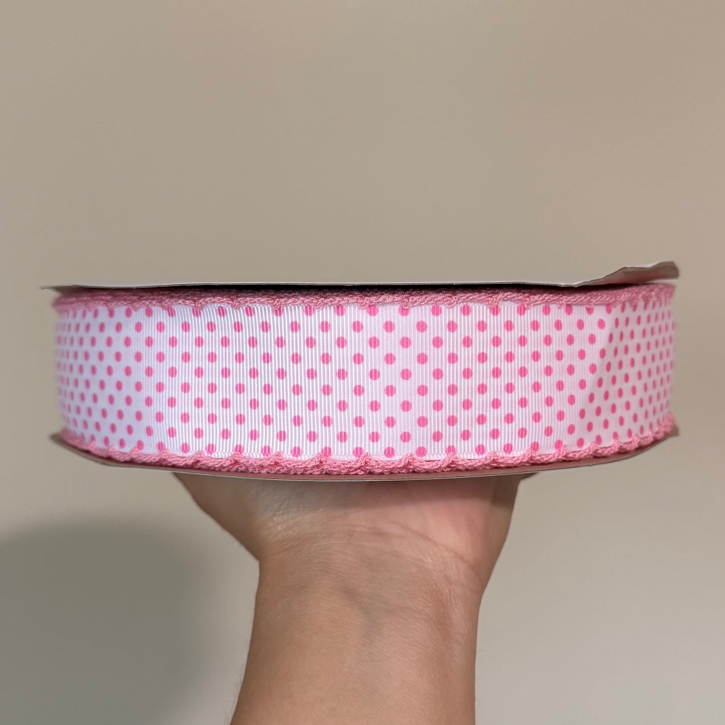 Pink Swiss Dot / Pink Moonstitch - 1.5