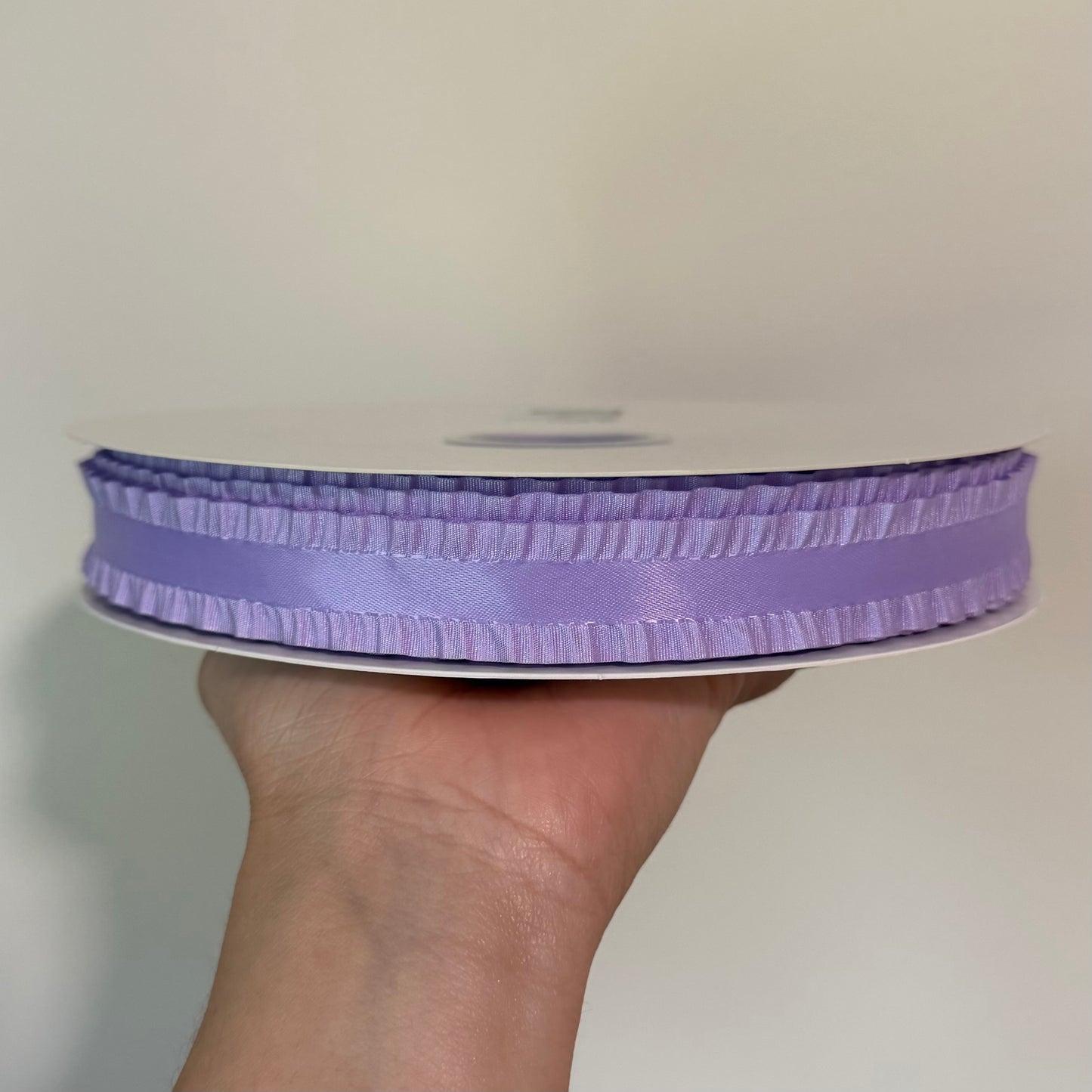 Lavender Double Ruffle - 7/8 inch