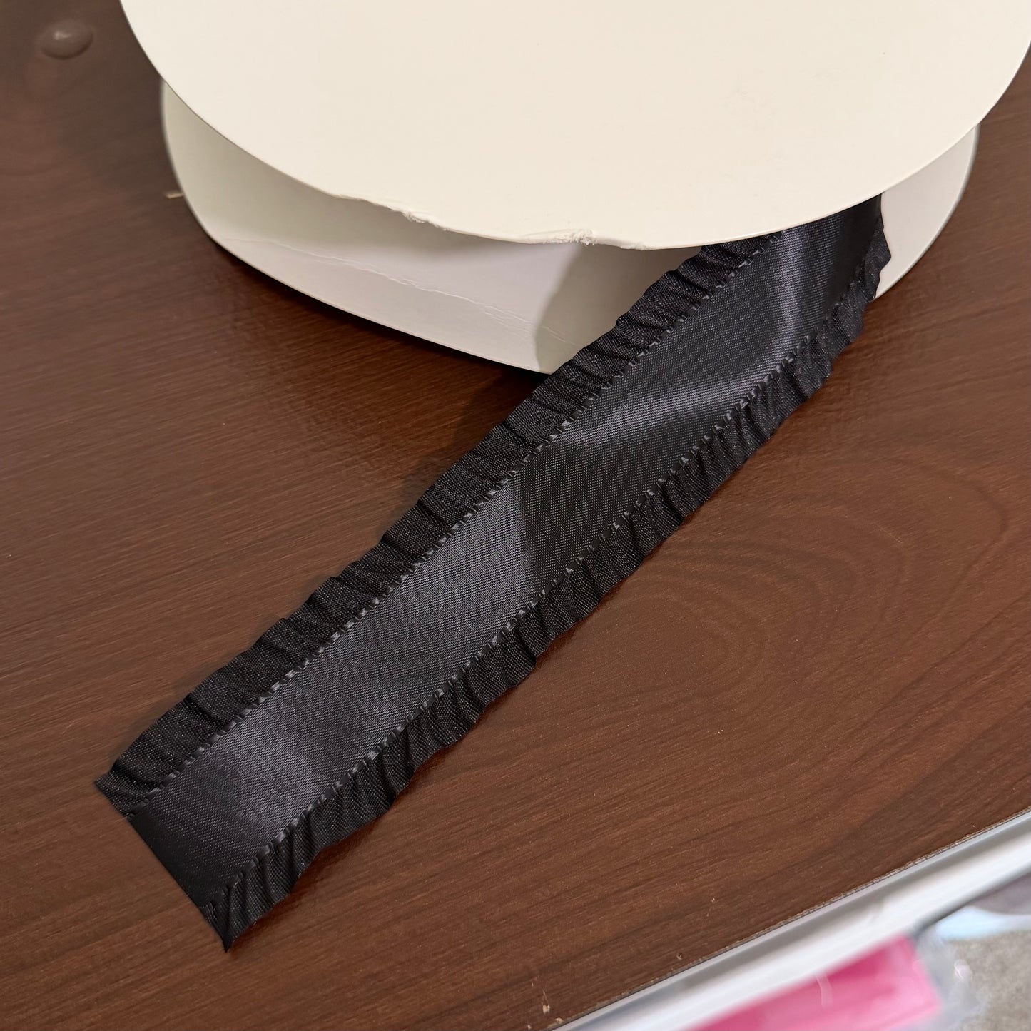 Black Double Ruffle - 1.5