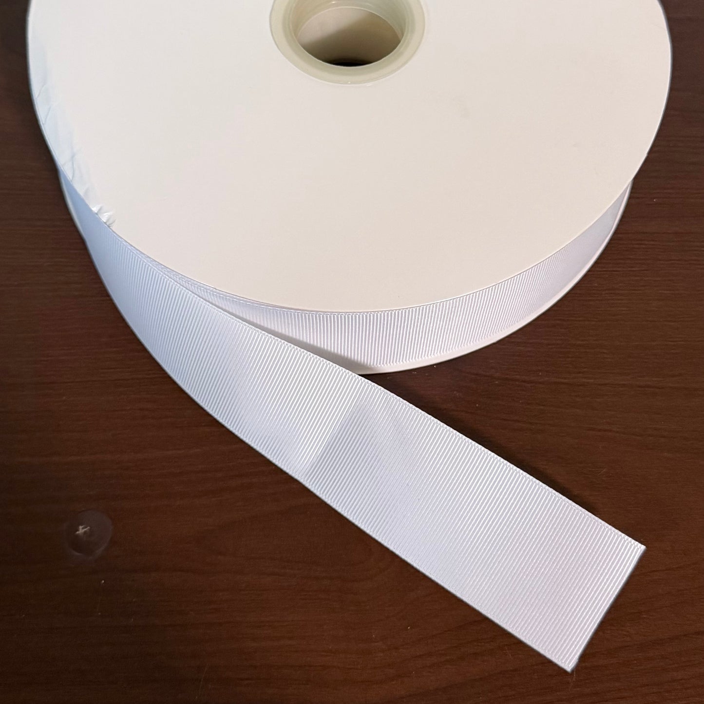 White Grosgrain - 1.5 inches