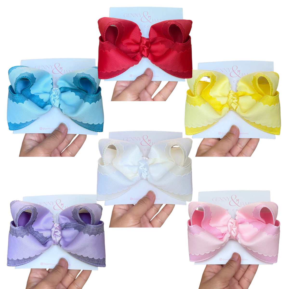 Summer Scalloped Solids