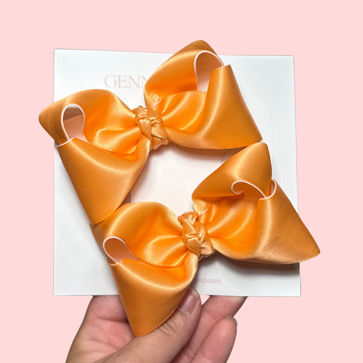 Peach Satin (Piggy & Baby)