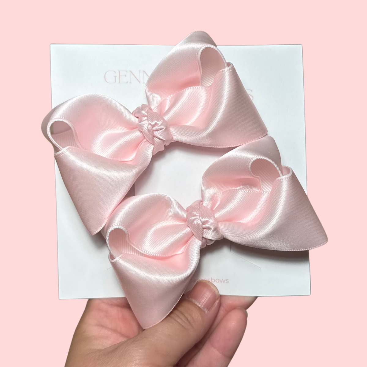 Light Pink Satin (Piggy & Baby)