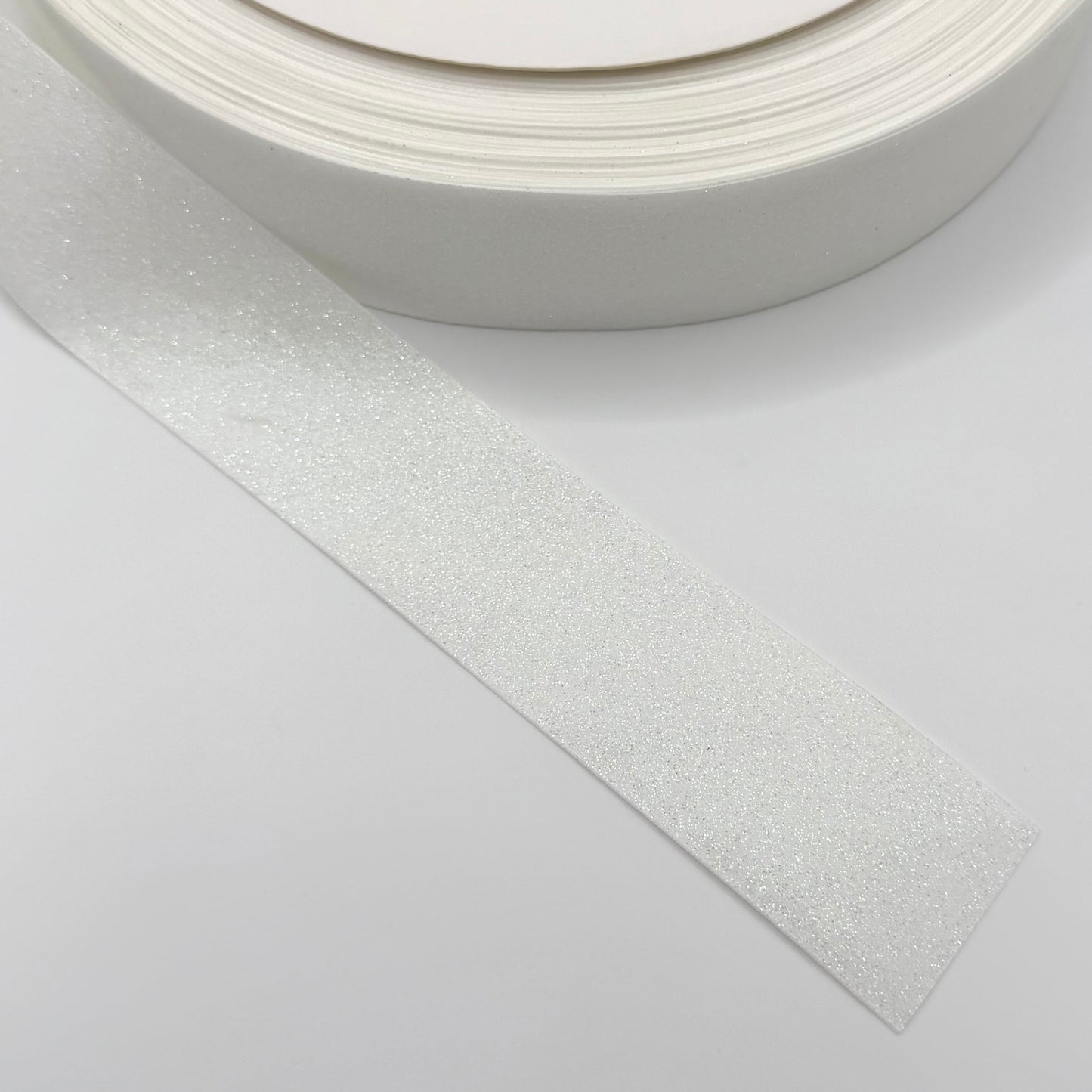 White GLITTER SATIN - 1.5