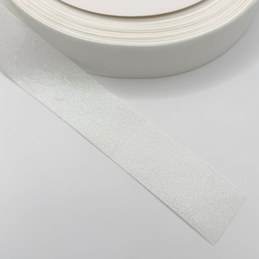 White GLITTER SATIN - 1.5