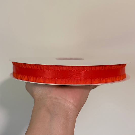 Orange Double Ruffle - 7/8