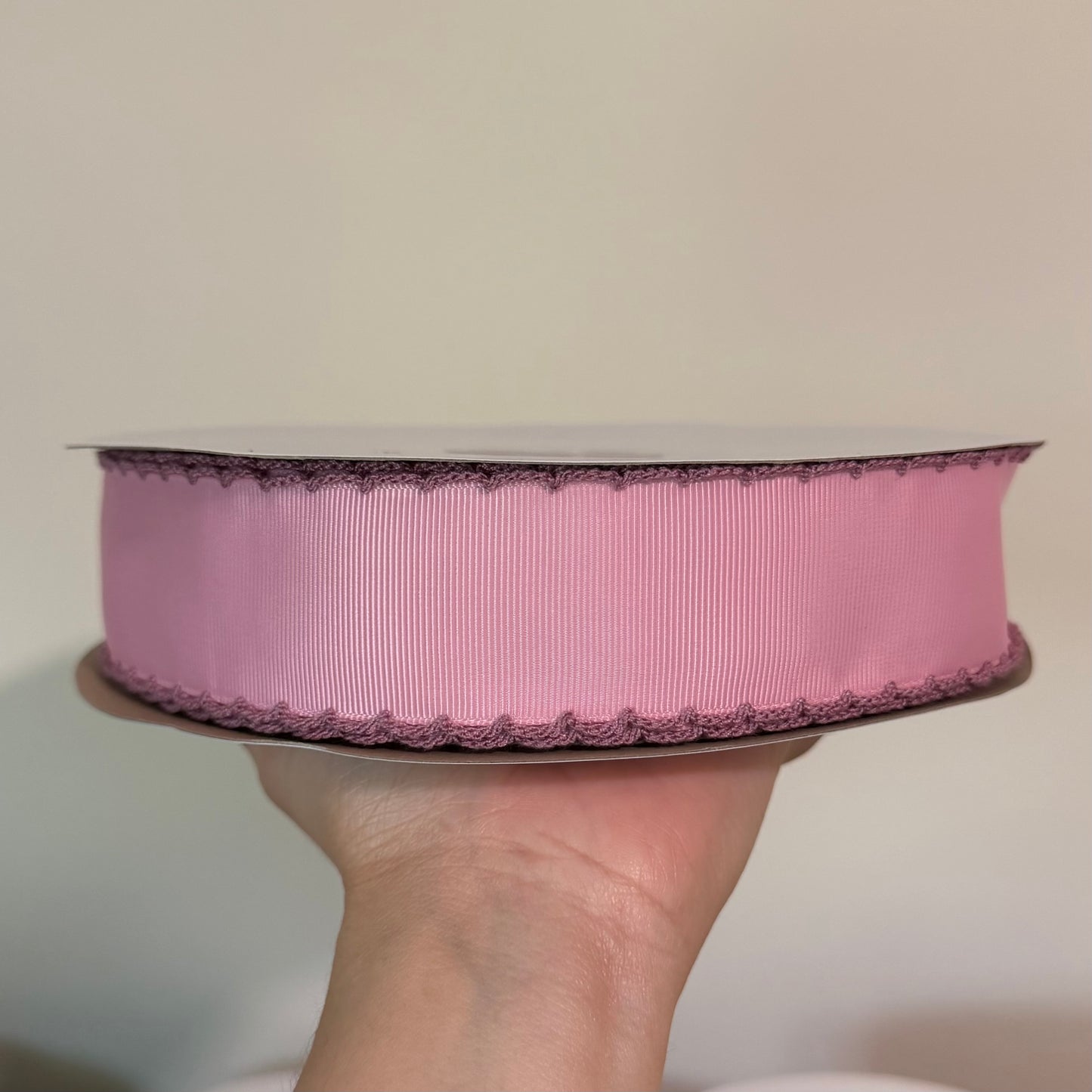 Blush / Mauve Moonstitch - 1.5 inch