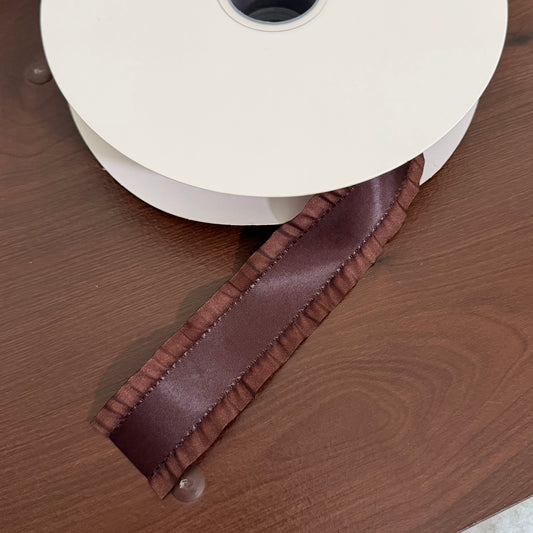 Brown Double Ruffle - 1.5