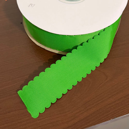 Green Scalloped Wave - 1.5