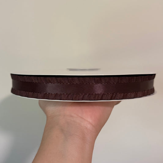 Brown Double Ruffle - 7/8