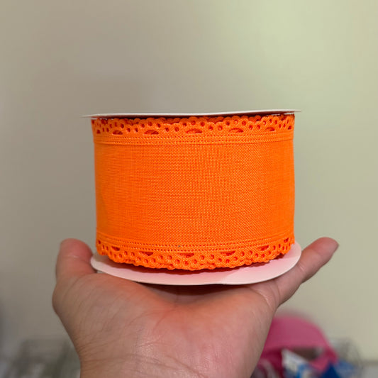 Orange Scalloped