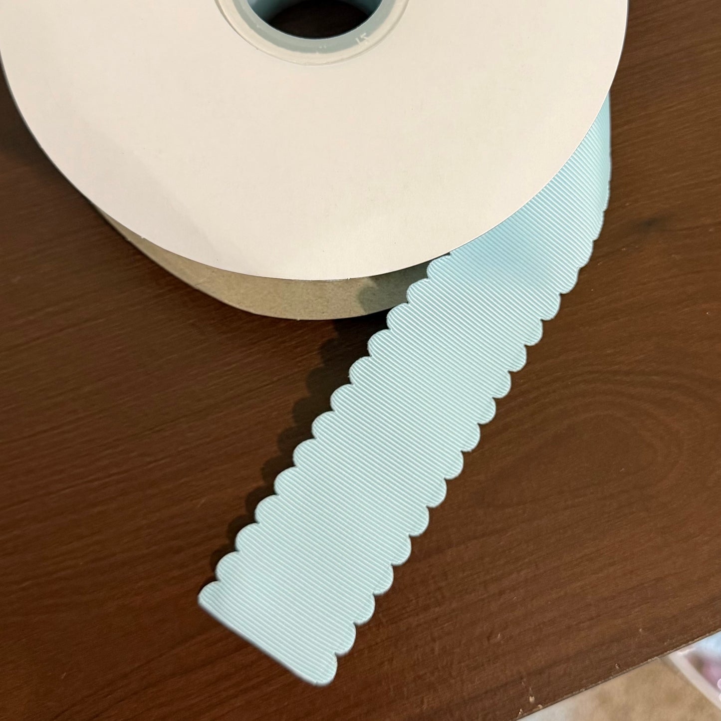 Light Blue Scalloped Wave