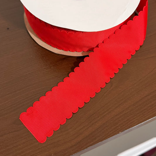 Red Scalloped Wave - 1.5