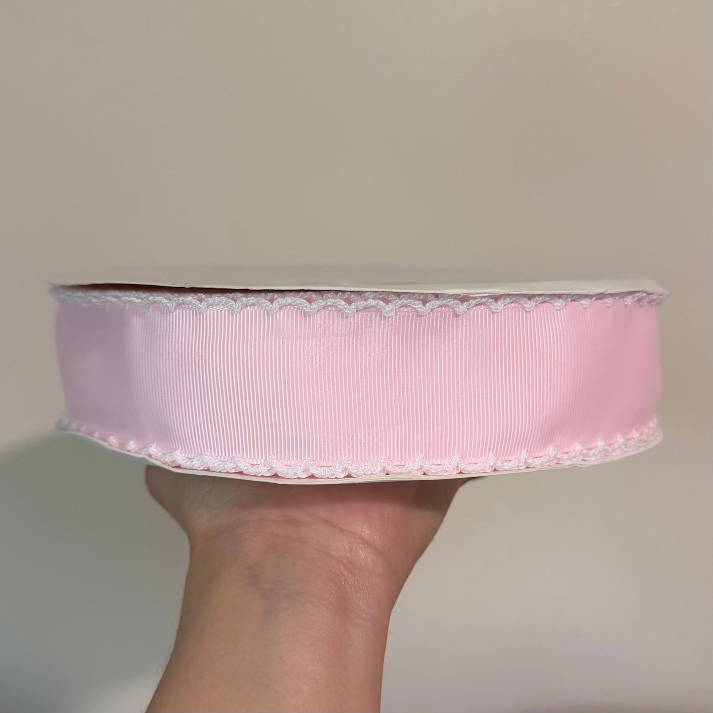 PRESALE Pink / White Moonstitch - 1.5 inch
