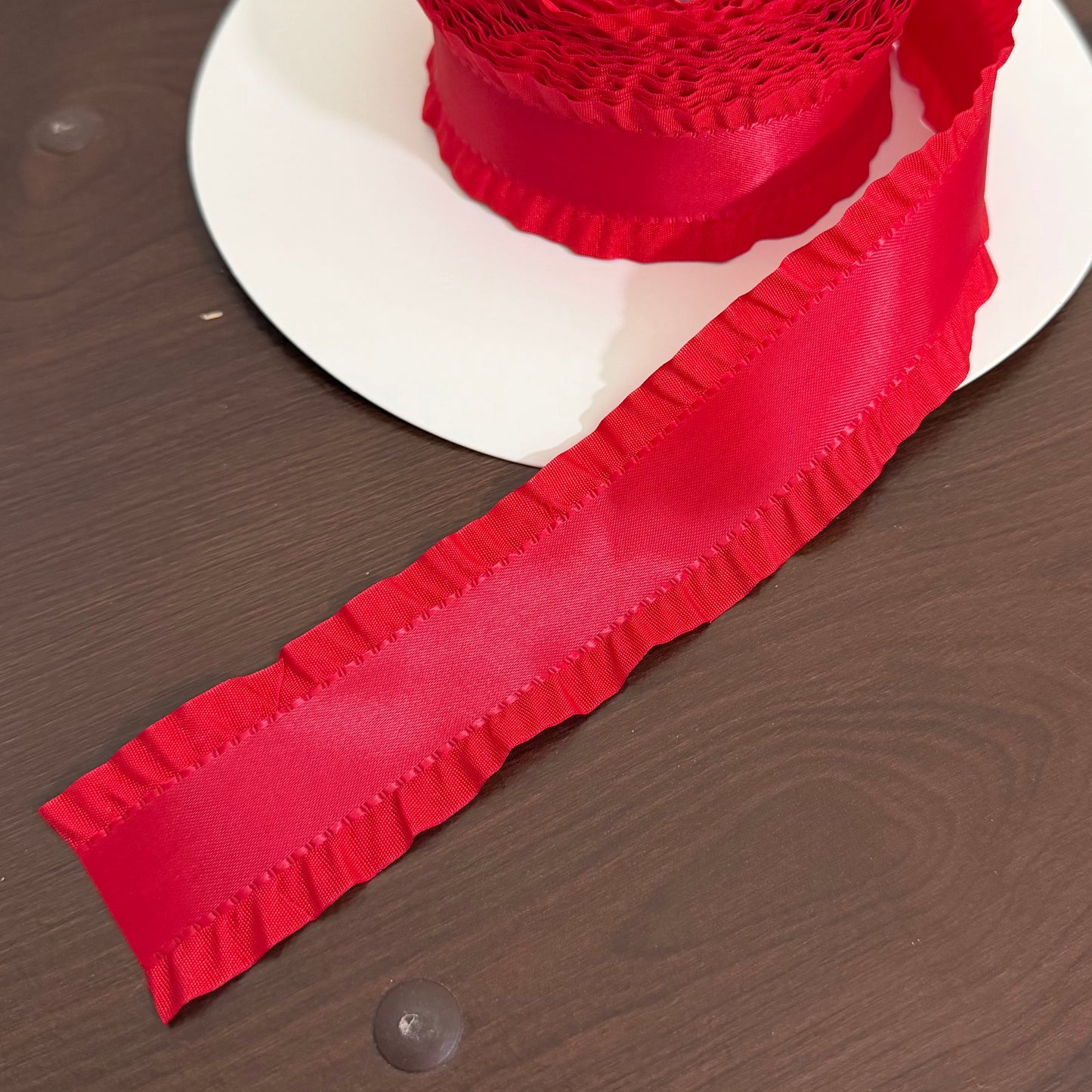 Red Double Ruffle - 1.5