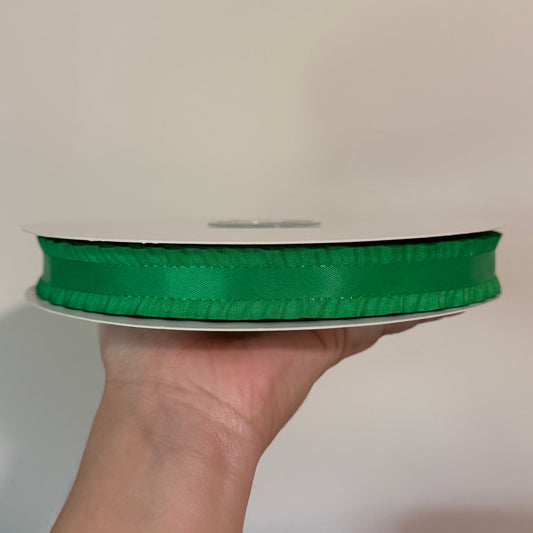 Green Double Ruffle - 7/8