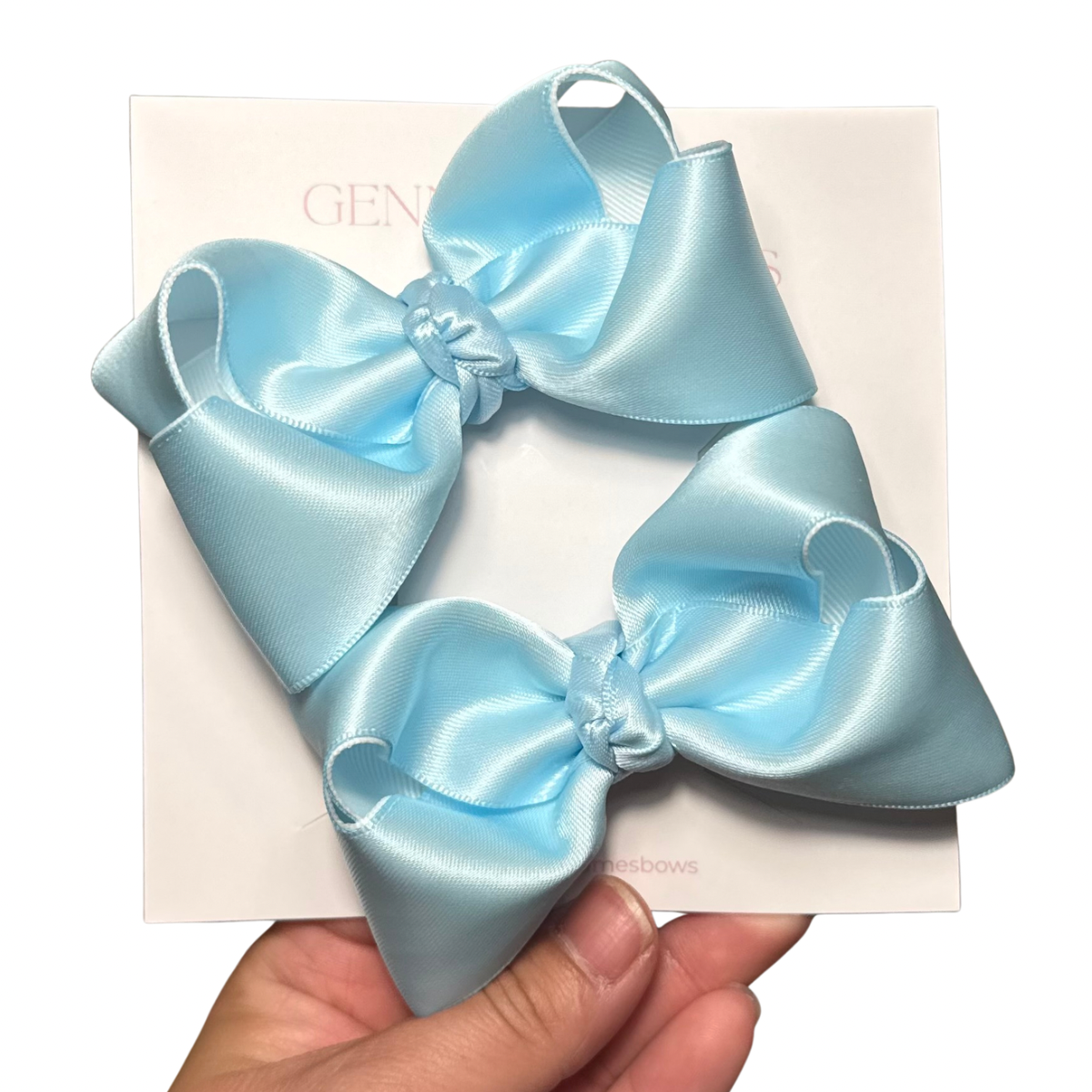 Light Blue Satin (Piggy & Baby)