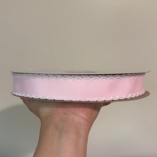 Pink / White Moonstitch - 7/8