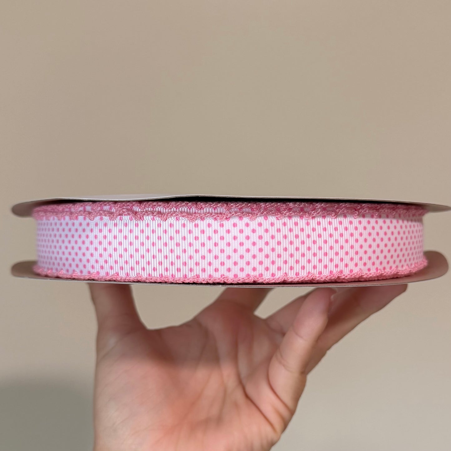 Pink Swiss Dot / Pink Moonstitch - 7/8