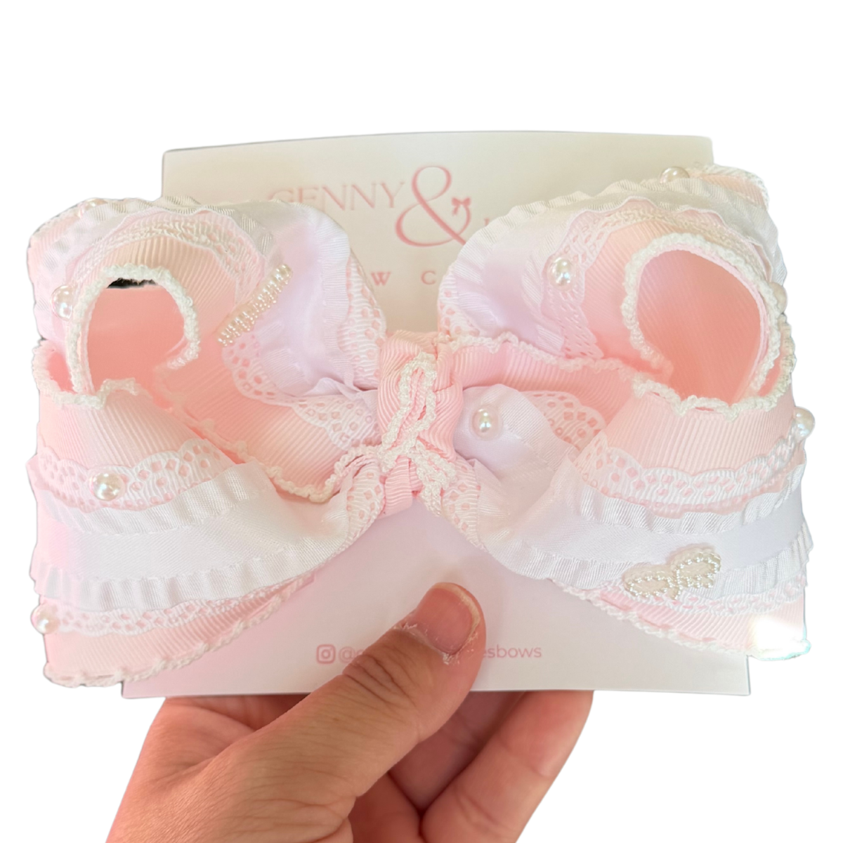 The "Mia" - LIGHT PINK (Standard & Large)