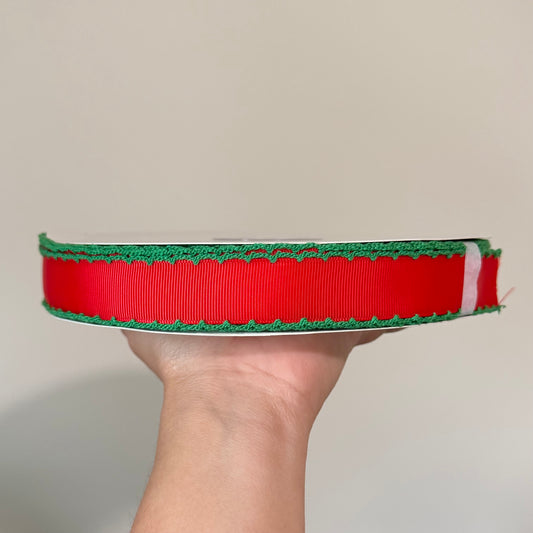 Red / Green Moonstitch - 7/8