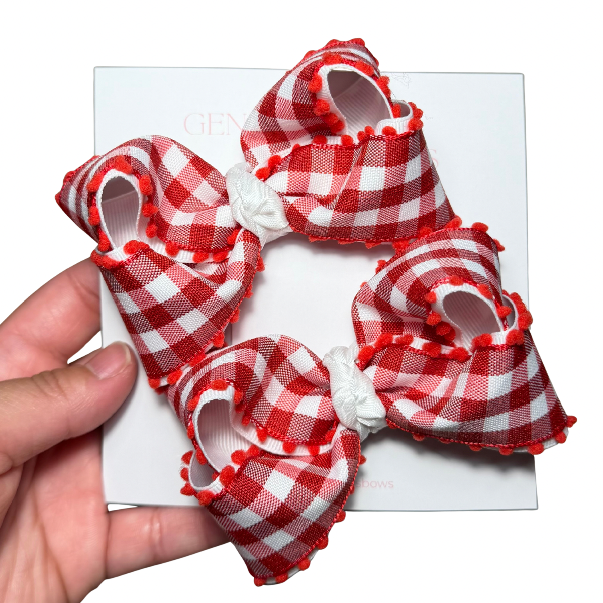 Red/Blue Gingham (Piggy & Baby)