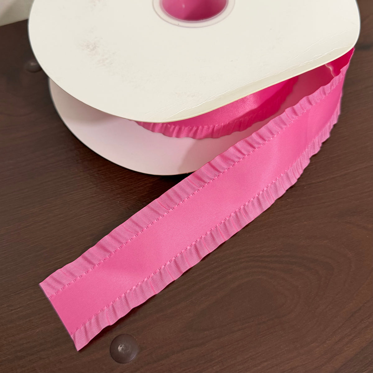 Bright Pink Double Ruffle - 1.5