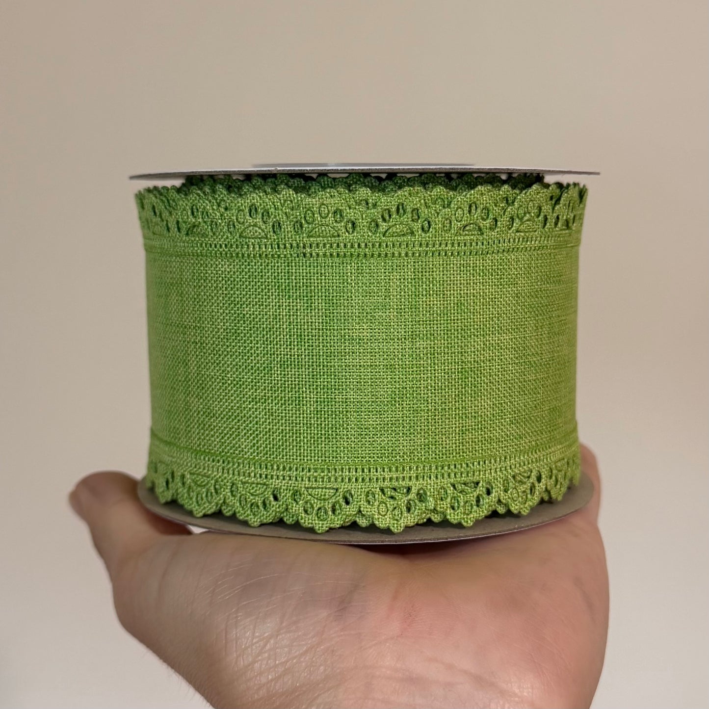Bright Green Scalloped