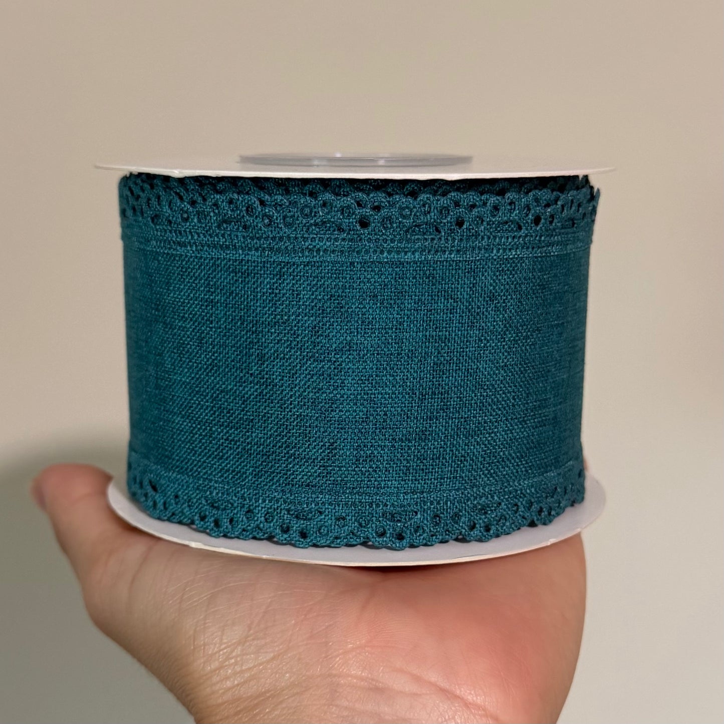 Teal Scalloped