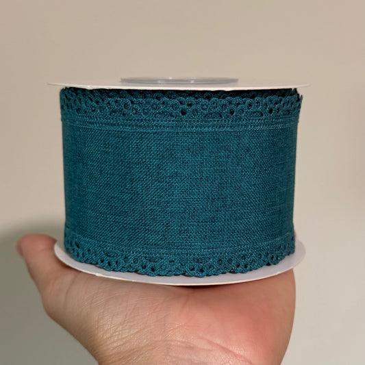 Teal Scalloped