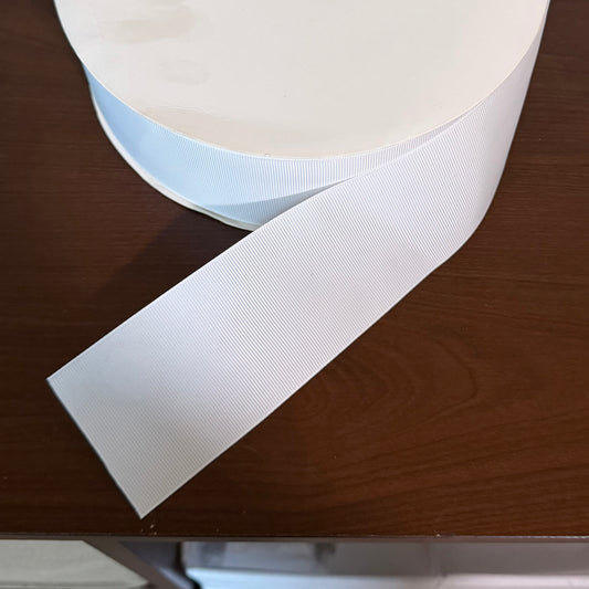 White Grosgrain - 2.25 inches